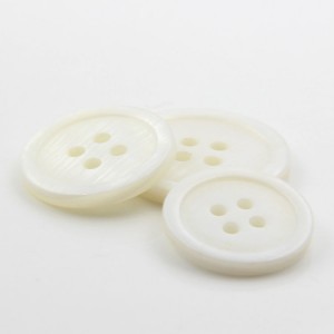 BSB001 boutons de couture ronds en gros boutons blancs en coquille naturelle pour vêtements