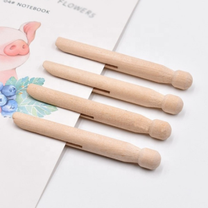 ACP0802 DIY Clothespins Dolls Blank Peg Doll Toys Hand Painting Peg Doll