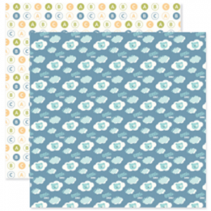 BSPD001 Star Baby Boy Double-sided Printed Scrapbook Paper Pads for Card Making