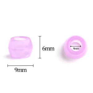 BPB001 DIY Multi-Colored Pony Beads Yas hlaws rau Bracelet Ua