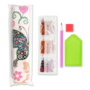 DIY Shopping Tote Bag 5D Butterfly Diamond Painting Handbag Kit for Gift