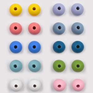 JWB010 Lag luam wholesale DIY accessories muaj yeeb yuj round ntoo hlaws rau crafts