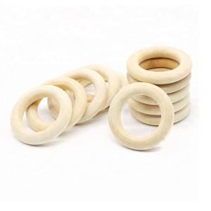 AWR0301 Unfinished Natural Color Wooden Rings for Craft