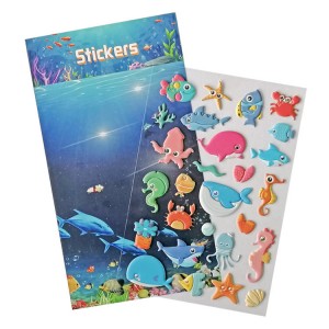 Hot Sale cartoon 3D puffy stickers for DIY decoration