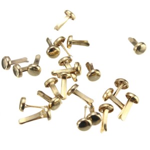 Yemhando yepamusoro Metal Plated Round Mini Brads yeScrapbooking