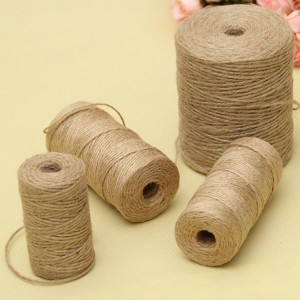 JSJR004 DIY jute string rope for christmas DIY decoration and gift package