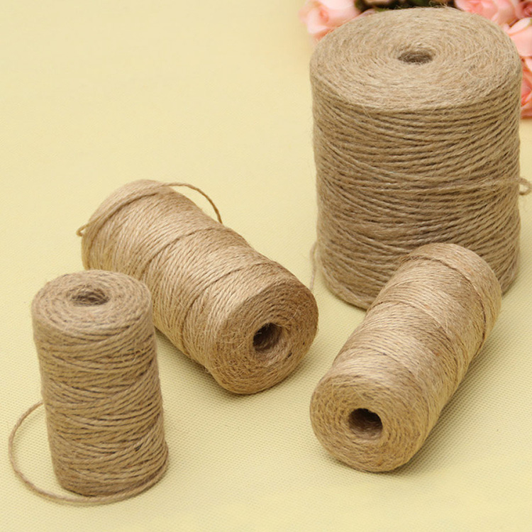 ODM High Quality Rubber Stamp White Ink Factories –  JSJR004 DIY jute string rope for christmas DIY decoration and gift package – JS Crafts