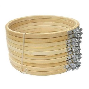 Wholesale wooden small hoops embroidery bamboo hoops for DIY