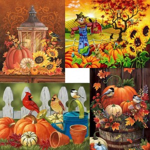 China wholesale Homfun Diamond Painting Manufacturers –  DIY Halloween for Adults Full Drill Crystal Diamond Painting – JS Crafts