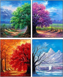 Yangi boshlanuvchilar uchun yashash xonasi uchun DIY Drill Wall Art Diamond Painting