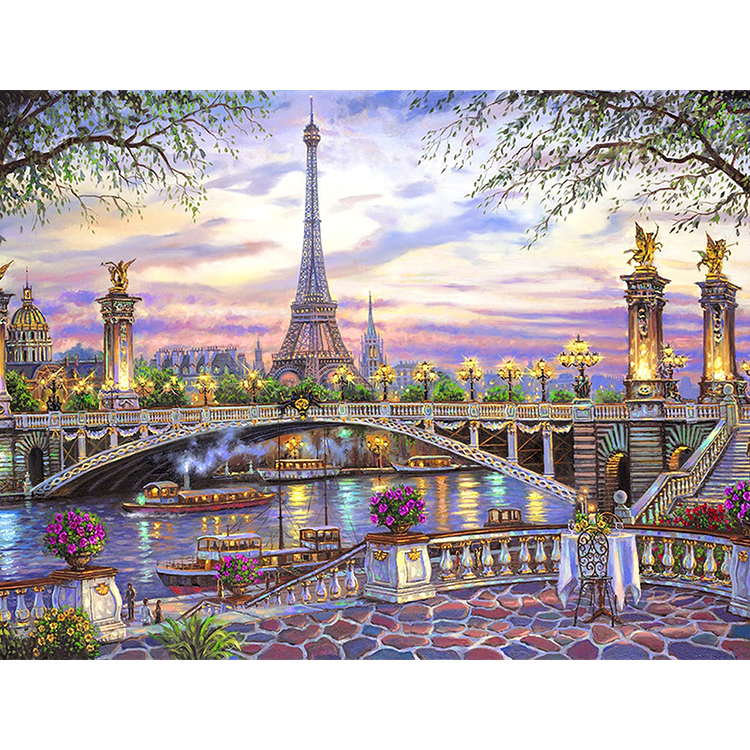 Round Full Drill Paris Memories for Adults Diamond Painting Kits Featured Image