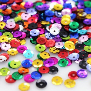 DIY Craft Mixed Colors Loose Round Sequins for Decoration