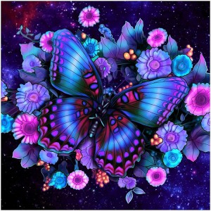 8CP44 Puv Laum Round Tsiaj Ntshav Lub Tsev Phab Ntsa Art Decor Pob Zeb Diamond Painting
