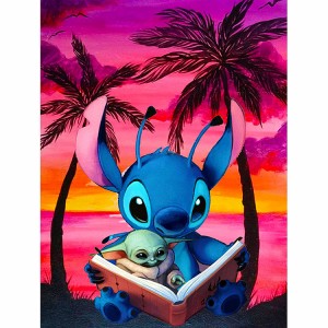 8CP46 Khoom Plig Zoo meej rau Cov Menyuam Pib Phab Ntsa Decor 5D Pob Zeb Diamond Painting