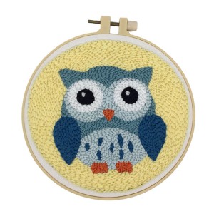 BPN001 DIY Owl Design Punch Needle Embroidery Starter Kit