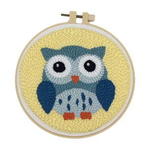 BPN001 DIY Owl Design Punch Needle Brodery Starter Kit