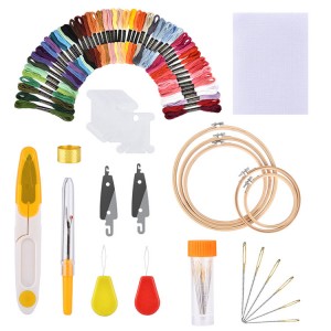 JHEK001 Embroidery Kit Punch Needle Craft Tool Cross Stitch for DIY Sewing Accessories