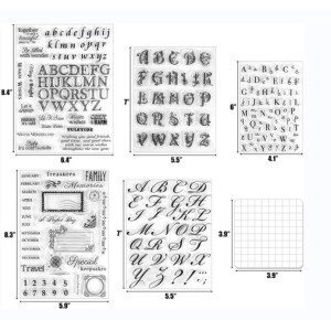 8CP86 Gwneud Albwm Ffotograffau Crefftau DIY Stamp Clir Silicôn