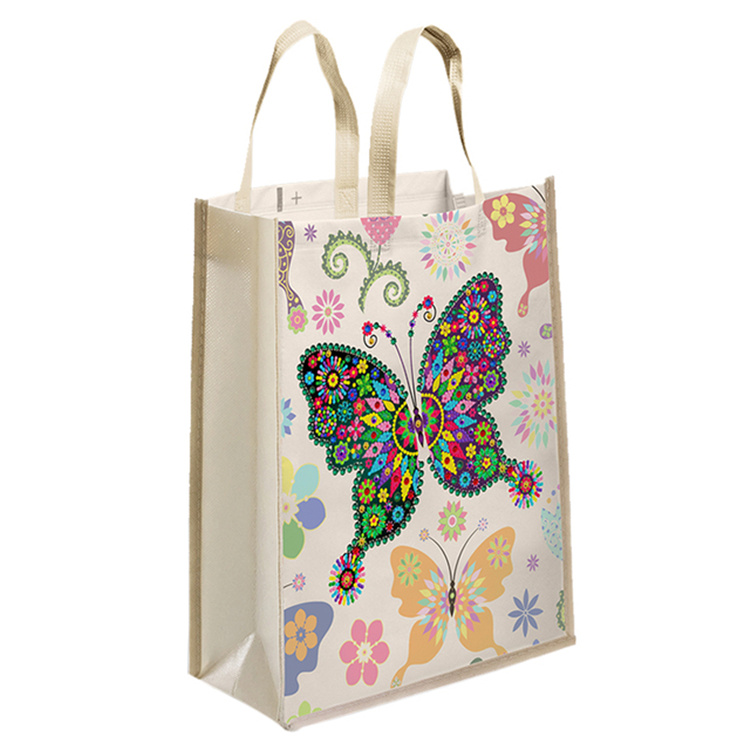 DIY Shopping Tote Bag 5D Butterfly Diamond Painting Handbag Kit for Gift Featured Image