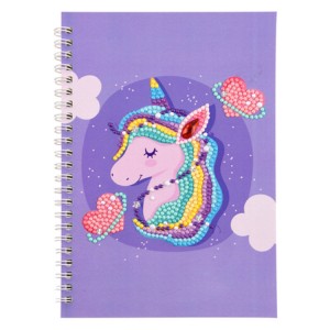 Hot Selling Unicorn Printed Notebook DIY Diamond Painting Notebook մեծածախ վաճառքի համար
