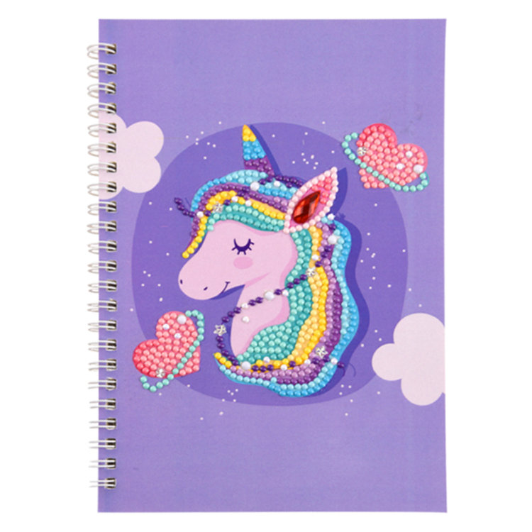 Hot Selling Unicorn Printed Notebook DIY Diamond Painting Notebook for Wholesale Featured Image