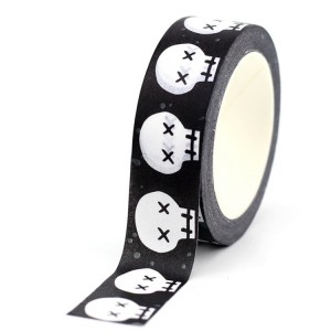 BWT001 Högkvalitativ Halloween Washi-tejpset för DIY-klippbok