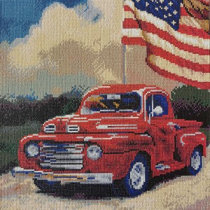 Warm verkoop Patriotic Truck somer lug vol geboor beste DIY diamant verf kits