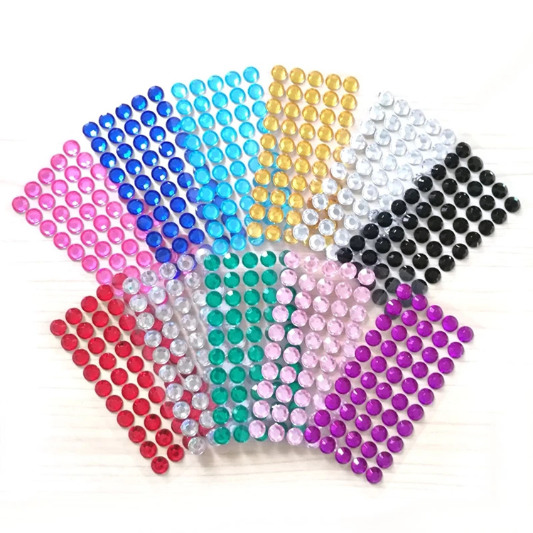 ODM High Quality Embossing Ink Pad Suppliers –  DIY multi-colored rhinestone stickers self-adhesive gem stickers for scrapbook – JS Crafts