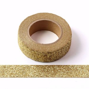 BWT005 DIY Craft Muti Colored Glitter Washi Masking tapes ho an'ny haingo