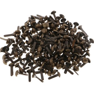 Kub Muag Mini Hlau Brads Paper Fasteners rau DIY Crafts