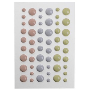 Wholesale enamel dot self adhesive sticker for DIY crafts
