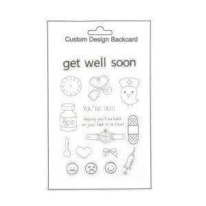 Cute hospital theme clear stamp for DIY hobby