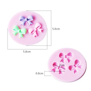 BSM001 High Quality Bowknot Silicone Mold bakeng sa Ho Etsa Likuku