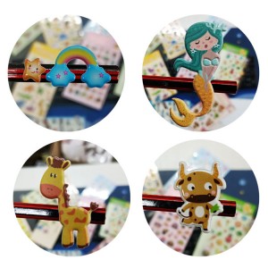 Autocollants de dessin animé DIY, autocollants gonflés 3D pour scrapbooking