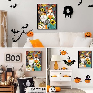 Round Full Laum 5D DIY Tsev Phab Ntsa Kho Kom Zoo Nkauj Pob Zeb Diamond Painting Cov Khoom Siv