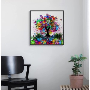 Puv Laum Tsev Phab Ntsa Decor 5d Pob Zeb Diamond Painting Cov Khoom Siv