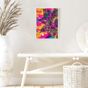 8CP54 DIY Tsev Kho Kom Zoo Nkauj Rau Cov Neeg Laus Tag Nrho Pob Zeb Diamond Painting Cov Khoom Siv