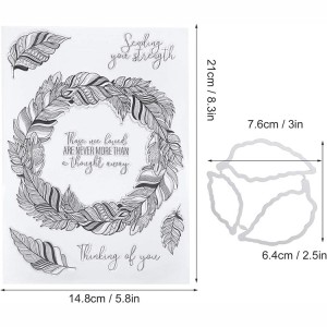 8CP70 DIY Journal Craft Transparent Rubber Clear Stamp