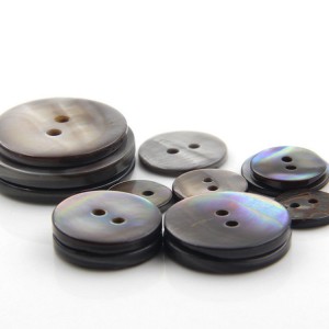 BSB002 High Quality Round 2 Holes Natural Shell Buttons for DIY Sewing Crafts