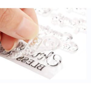 8CP84 Txawv Style Christmas Silicone Silicone Clear Stamps