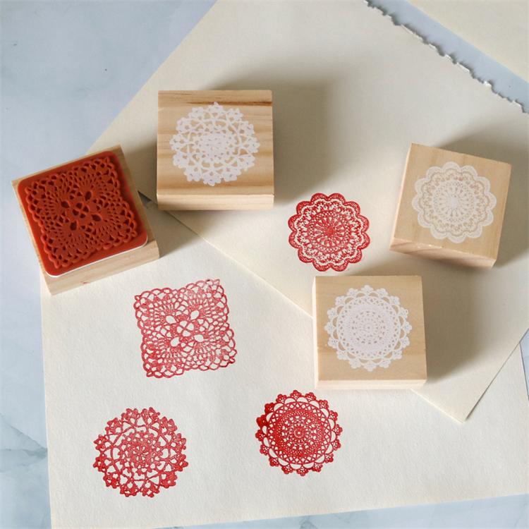 Wood block rubber stamp for scrapbooking cardmaking Featured Image