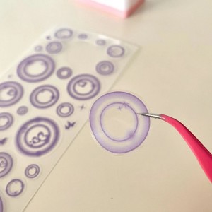 스크랩북을 위한 DIY 자체 접착 PVC 만화 스티커