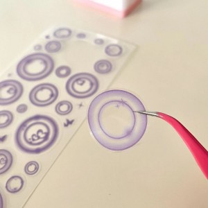 DIY self-adhesive PVC cartoon stickers for scrapbook