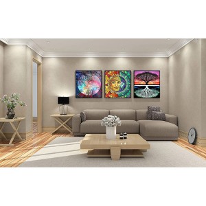 Round Drill Night Scene Tsob Ntoo rau Cov Neeg Laus Cov Me Nyuam Pib 5D Pob Zeb Diamond Painting