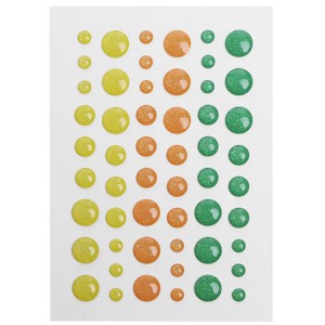 Lag luam wholesale self-adhesive enamel dots sticker rau khoom siv tes ua