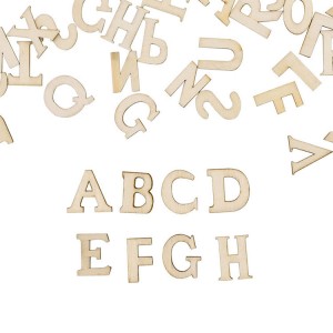 BWS003 Hot Sale Unfinished Wood Alphabet Letters for DIY Crafts