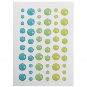 Lag luam wholesale self-adhesive enamel dots sticker rau khoom siv tes ua