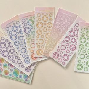 DIY self-adhesive PVC tas luav stickers rau scrapbook