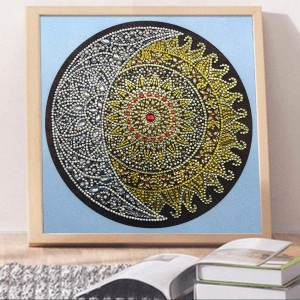 DIY Tshwj xeeb Crystal Rhinestones Phab Ntsa Decor rau Cov Neeg Laus Pob Zeb Painting