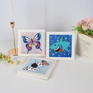Ntxim hlub Tag Nrho Laum Beginners DIY Arts thiab Crafts rau Kids 5D Pob Zeb Diamond Painting